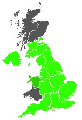Click on a region for air pollution levels for 10/10/1989