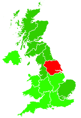 Click on a region for air pollution levels for 10/10/2002