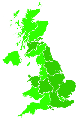 Click on a region for air pollution levels for 10/10/2015