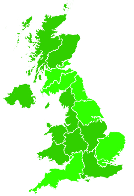 Click on a region for air pollution levels for 10/10/2017
