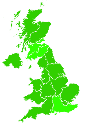 Click on a region for air pollution levels for 10/11/2004