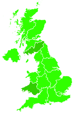 Click on a region for air pollution levels for 10/11/2020