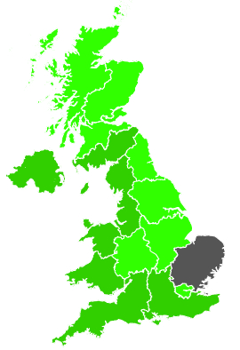 Click on a region for air pollution levels for 11/02/1996