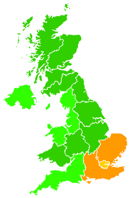 Click on a region for air pollution levels for 11/02/2017