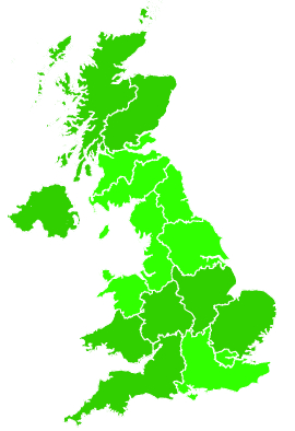 Click on a region for air pollution levels for 11/02/2024