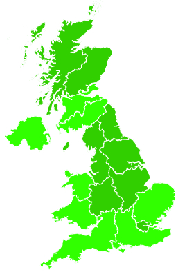 Click on a region for air pollution levels for 11/06/2021