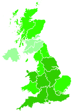 Click on a region for air pollution levels for 11/07/2025
