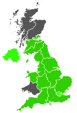 Click on a region for air pollution levels for 11/08/1989