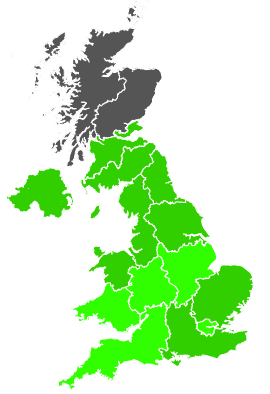 Click on a region for air pollution levels for 11/08/1994