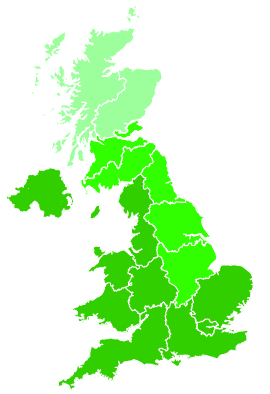 Click on a region for air pollution levels for 11/10/2001