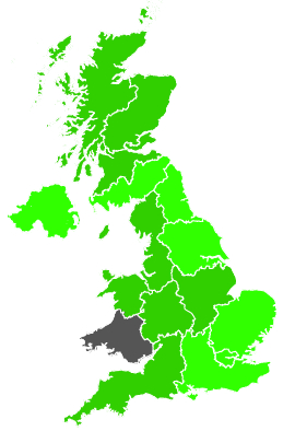 Click on a region for air pollution levels for 11/11/1988