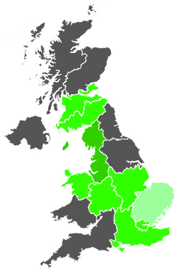 Click on a region for air pollution levels for 11/12/1986