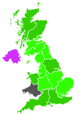 Click on a region for air pollution levels for 12/01/1991
