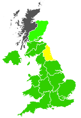 Click on a region for air pollution levels for 12/02/2001