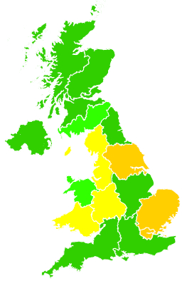 Click on a region for air pollution levels for 12/02/2015