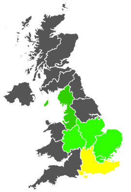 Click on a region for air pollution levels for 12/03/1986