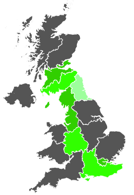 Click on a region for air pollution levels for 12/03/1987