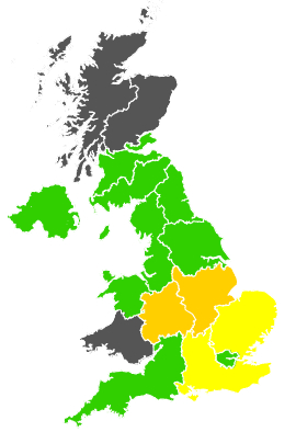 Click on a region for air pollution levels for 12/04/1989