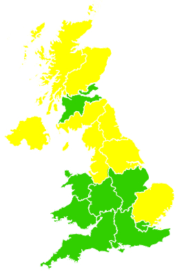 Click on a region for air pollution levels for 12/04/2010