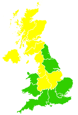 Click on a region for air pollution levels for 12/05/2017