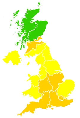 Click on a region for air pollution levels for 12/05/2024