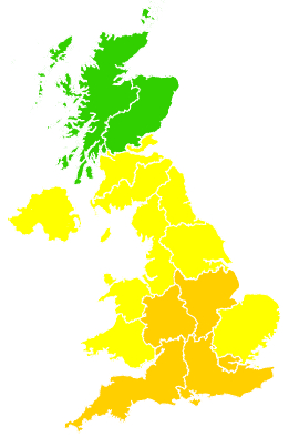 Click on a region for air pollution levels for 12/05/2024