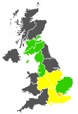 Click on a region for air pollution levels for 12/06/1986