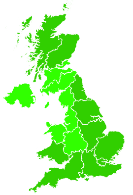 Click on a region for air pollution levels for 12/07/2019