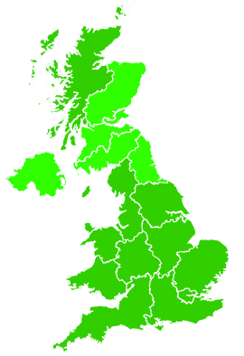 Click on a region for air pollution levels for 12/07/2020