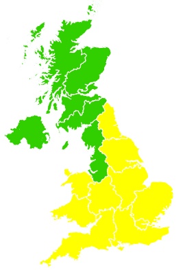 Click on a region for air pollution levels for 12/08/2012
