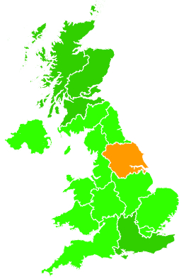 Click on a region for air pollution levels for 12/09/1992