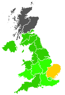 Click on a region for air pollution levels for 12/09/1993