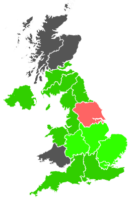 Click on a region for air pollution levels for 12/11/1991