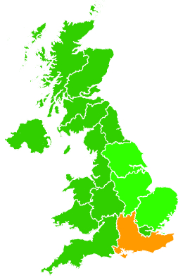 Click on a region for air pollution levels for 12/11/2015