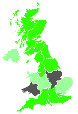 Click on a region for air pollution levels for 12/12/1987