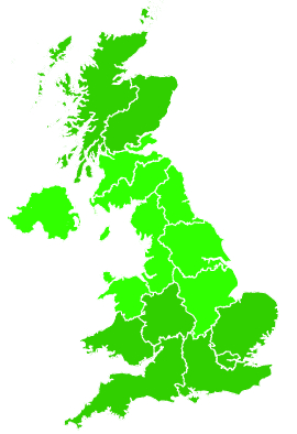 Click on a region for air pollution levels for 12/12/2024