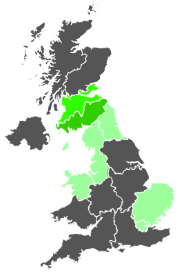 Click on a region for air pollution levels for 13/01/1987