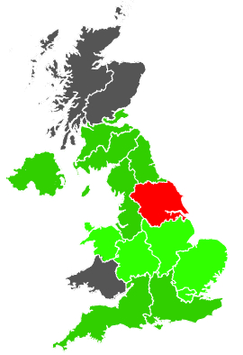 Click on a region for air pollution levels for 13/11/1991