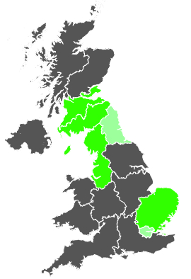 Click on a region for air pollution levels for 14/01/1987