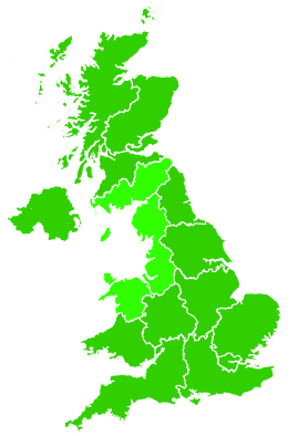 Click on a region for air pollution levels for 14/02/2021