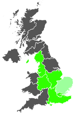 Click on a region for air pollution levels for 14/03/1986