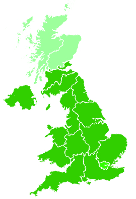 Click on a region for air pollution levels for 14/03/1994