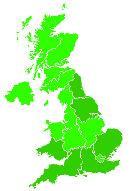 Click on a region for air pollution levels for 14/07/2019