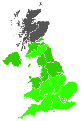 Click on a region for air pollution levels for 14/09/1993