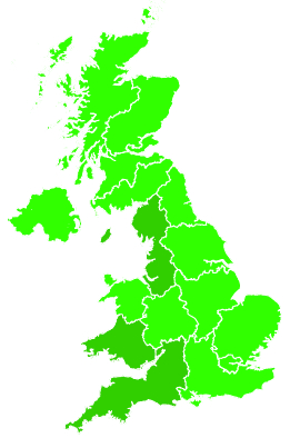Click on a region for air pollution levels for 14/09/2017