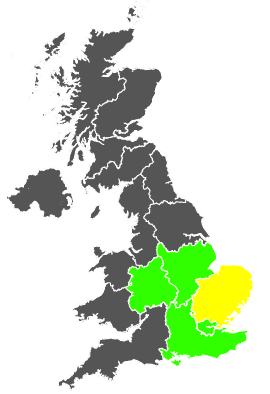 Click on a region for air pollution levels for 14/11/1984