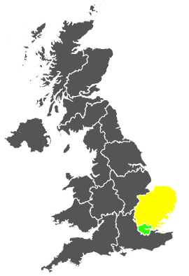 Click on a region for air pollution levels for 14/12/1977