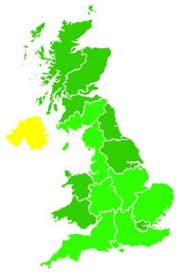 Click on a region for air pollution levels for 14/12/2015