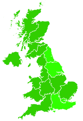 Click on a region for air pollution levels for 15/01/2017