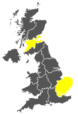 Click on a region for air pollution levels for 15/02/1978